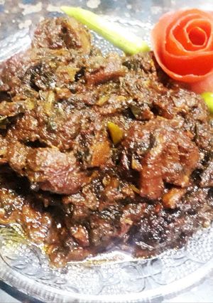 A picture of Khushbudar Laziz Methi Gosht.