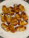 Múmias de salsicha na air fryer