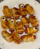 Múmias de salsicha na air fryer