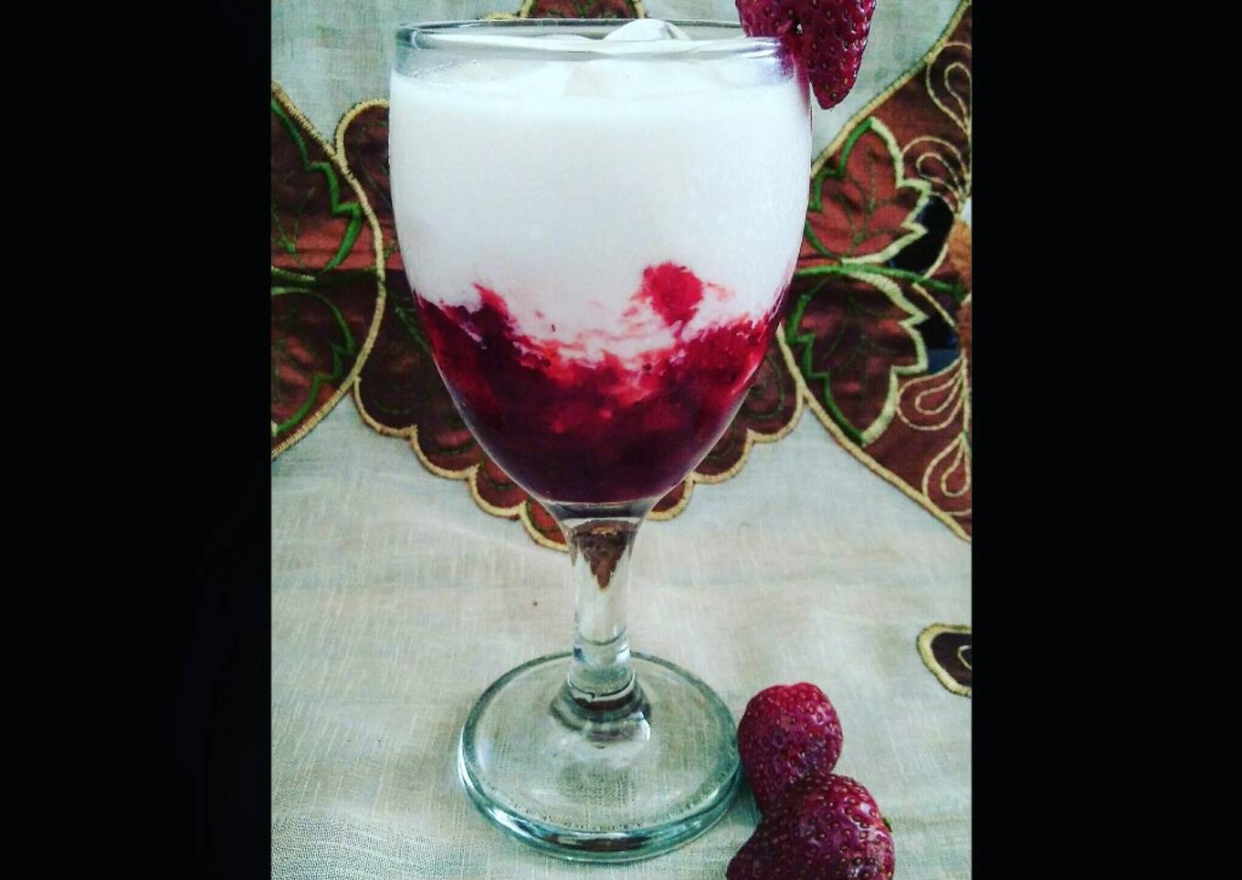 Korean Strawberry Milk