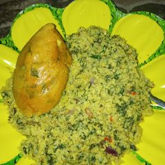 A picture of Dambun shinkafa en Moi moi.