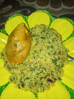 A picture of Dambun shinkafa en Moi moi.