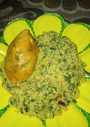 A picture of Dambun shinkafa en Moi moi.