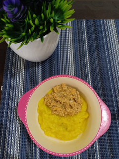Foto resep MPASI 7+ Nasi Kuning Sambal Ikan Tuna