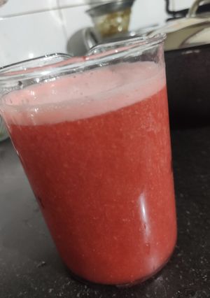A picture of Fresh Strawberry Juice.
