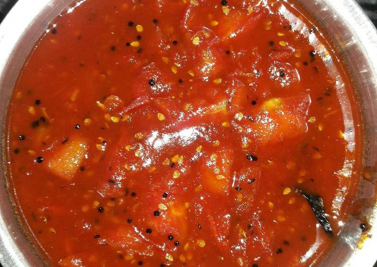 Recipe of Speedy Tamatar ki khatti meethi chutney