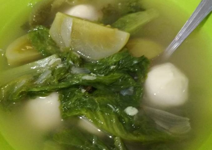 Resep Sop bakso ikan ala Batam Resep Sop bakso ikan ala Batam