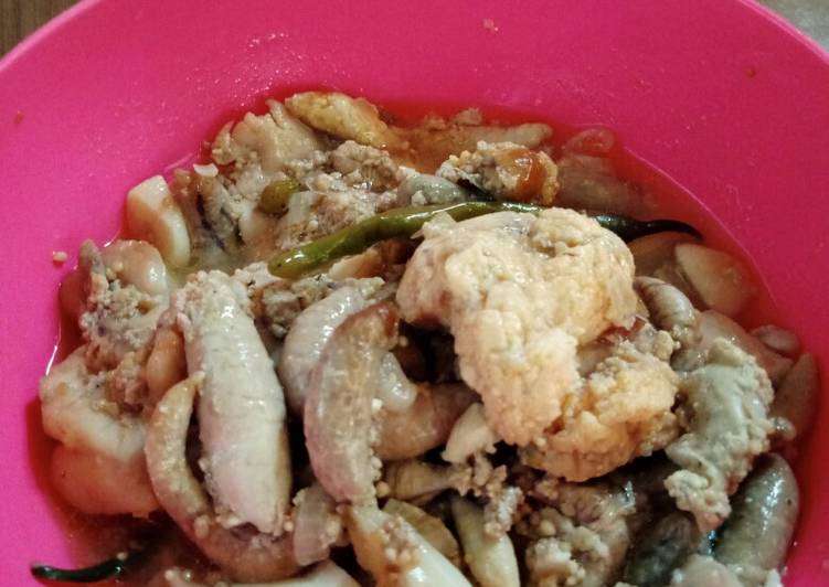 Tumis telur ikan