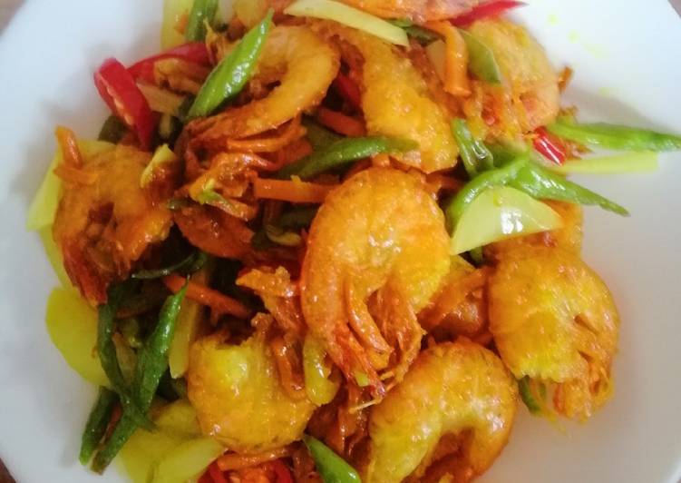 Udang Goreng Kunyit 🦐