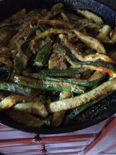Una foto de Zuchinis al horno