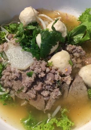 รูปของ ก๋วยเตี๋ยวต้มยำหมู