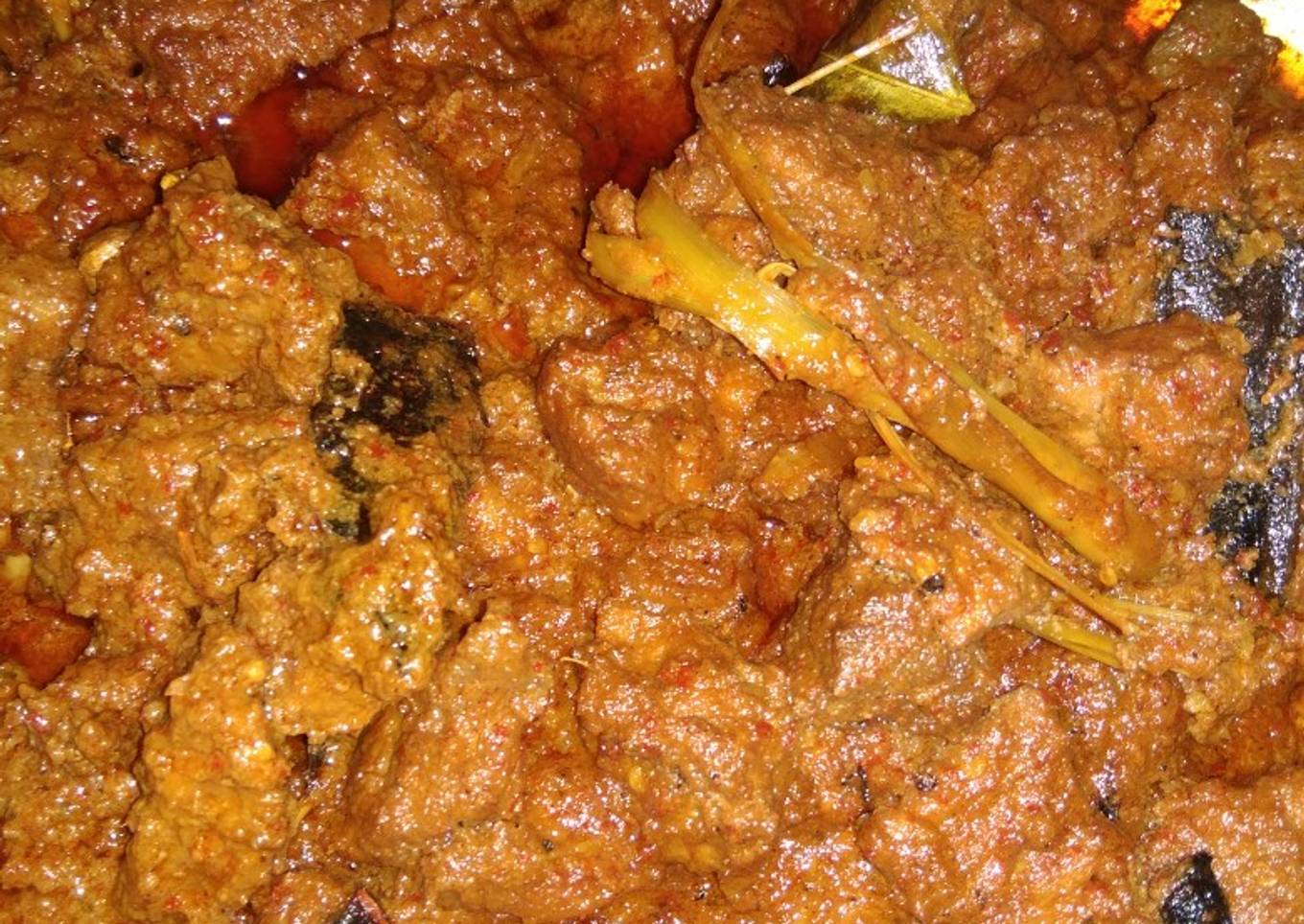 Rendang daging sapi qurban
