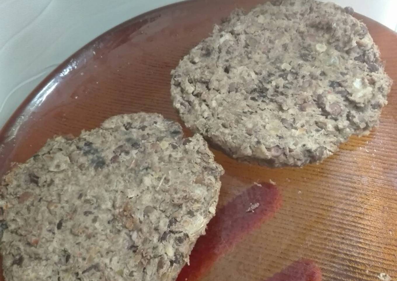 Hamburguesa de lentejas sin tacc