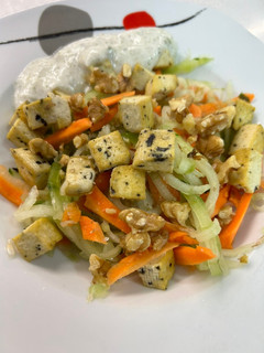 Una foto de Tallarines fríos con Tofu