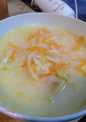 Une photo de Soupe au riesling
