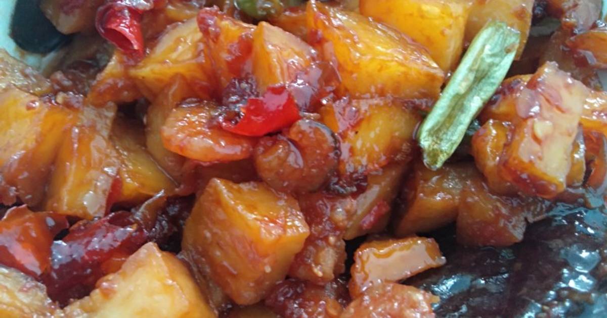 Resep Kentang Udang Balado Oleh Analisafood Cookpad