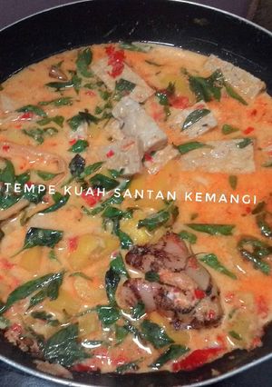 Foto resep Tempe kuah santan kemangi