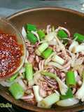 Râu mực xào cay 오징어 볶음