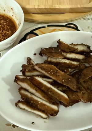 รูปของ หมูย่าง หม้อทอดไร้น้ำมัน