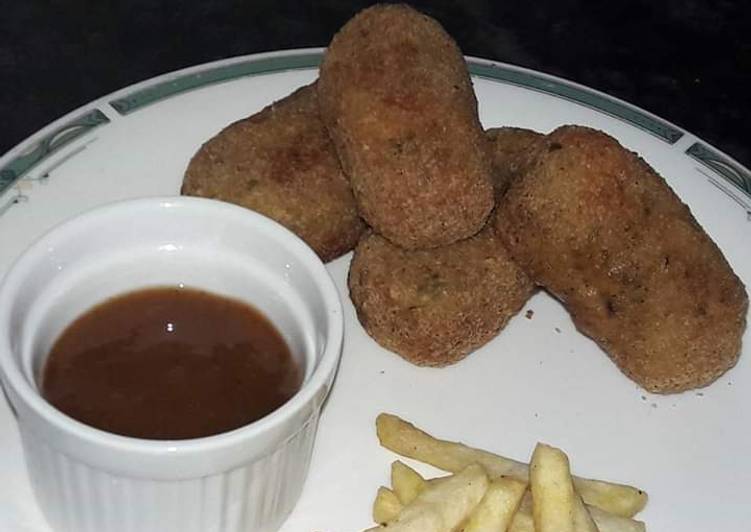 Recipe of Homemade Mayo chicken croquettes