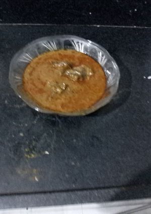 A picture of Mutton curry.
