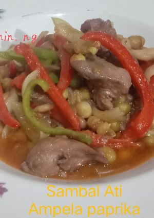 Foto resep Sambal Ati Ampela Paprika