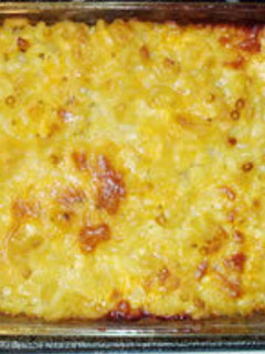 Una foto de Pastel de fideos gratinado