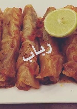 صورة لوصفة محشي كرنب