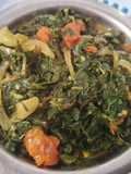 Suva Palak nu shak (Spinach & dill vegetable)