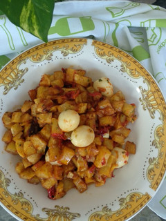 Foto resep Balado Kentang Telor Puyuh