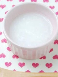 Hình của món Cháo gạo nấu loãng cho bé 5m-6m.