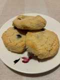 Galletitas de limón y arándanos