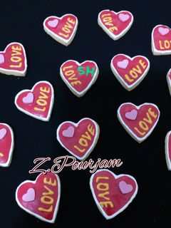 عکسی از دستور کوکی های عشقولانه