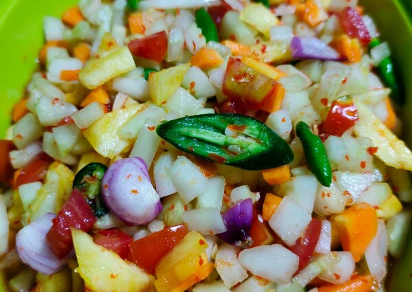 Acar Nanas pelengkap Nasi Kebuli