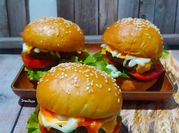 Gambar beef burger untuk bekal