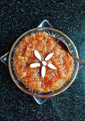 A picture of Gajar ka halwa.