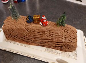 Une photo de Bûche crème au beurre chocolat 🎄🎅