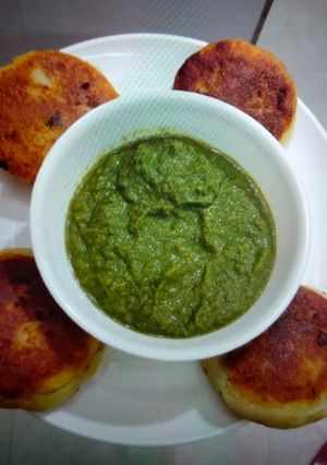 A picture of Farali Aloo Pattice.