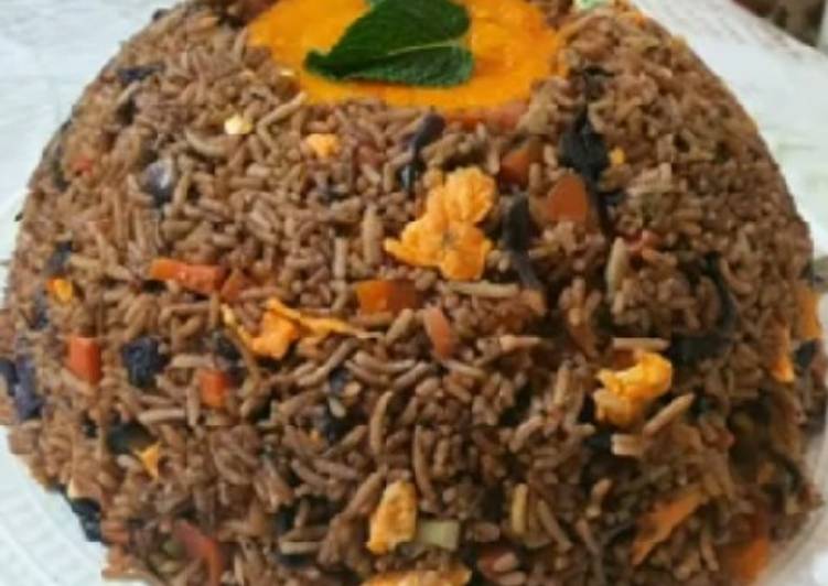 How to Prepare Favorite Volcano rice with pepper sauce