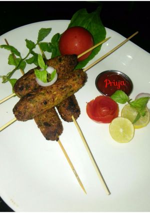 A picture of Healthy Veg Seekh Kabab.
