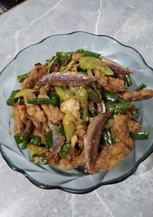 Foto resep Tumis tempe ikan asin