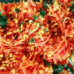 A picture of Carrot Kosambari.