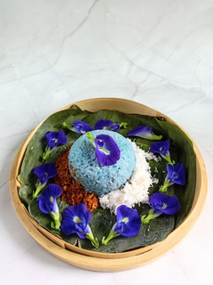 Foto resep Ketan Urap Biru