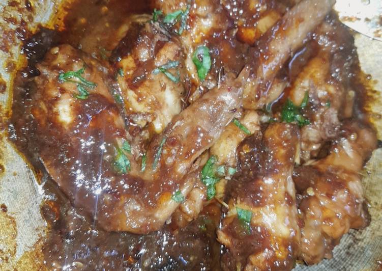 Langkah Mudah untuk Menyiapkan Ayam kecap pedas manis Anti Gagal