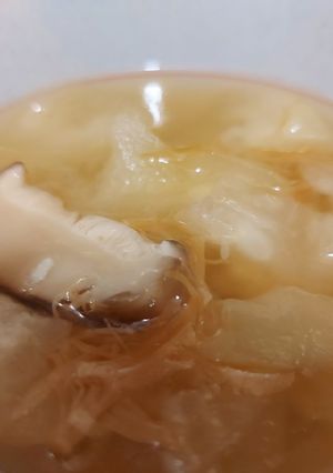 消暑瑤柱節瓜湯 電鍋簡易版 的食譜成品照片