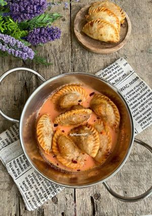 Foto resep Cireng Isi Ayam Kuah Keju