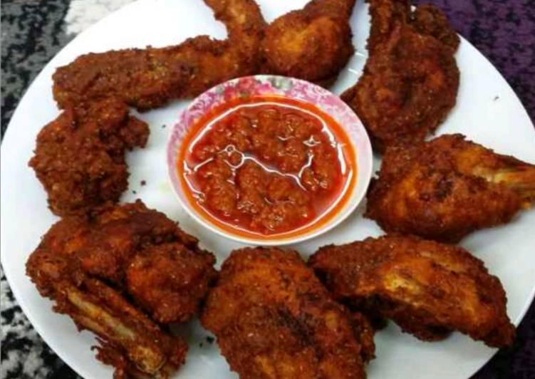 Steps to Prepare Any-night-of-the-week Red Fried Chicken