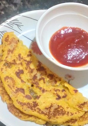 कॉर्न चीला (corn cheela recipe in Hindi) रेसिपी मुख्य फोटो