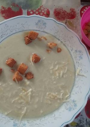 Édeskömény krémleves recept fotója