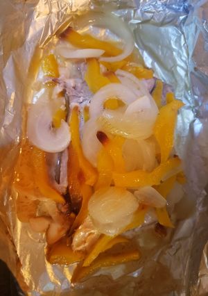 Una foto de Pescado al papillote